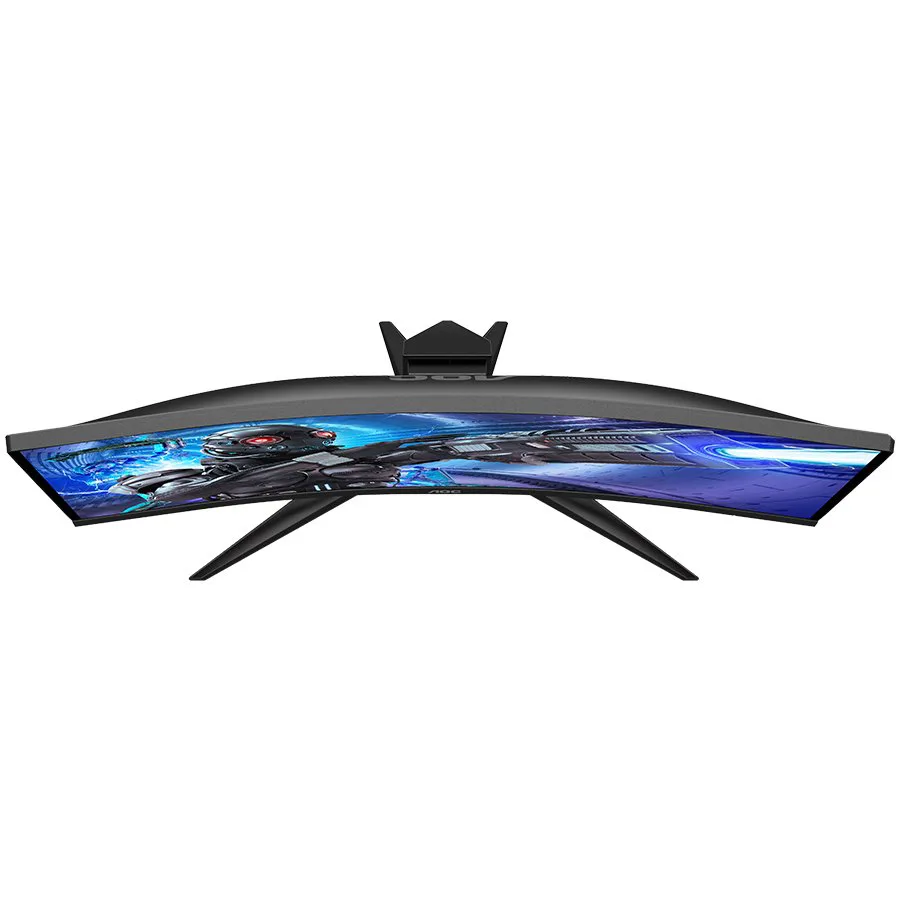 AOC Monitor LED C32G2ZE 32” Gaming Curved 240Hz (31.5“, 16:9, 1920x1080, VA, Antiglare + 3H, 240Hz, 300 cd/m², 4000:1, 1 ms, 2xHDMI, DP, Tilt, Frameless) Black-Red, 3y - slika 4