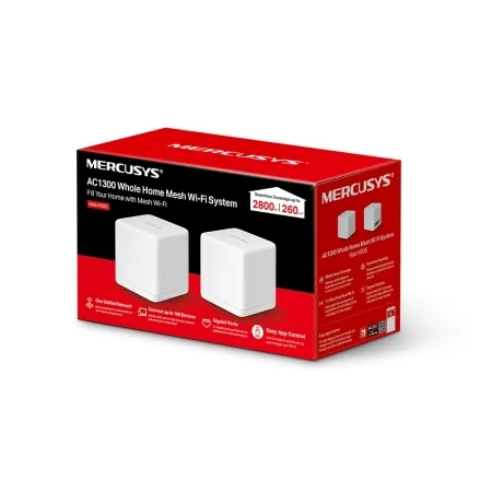 Mercusys Halo H30G (2-PACK) AC1300 Whole Home Mesh Wi-Fi System - slika 4