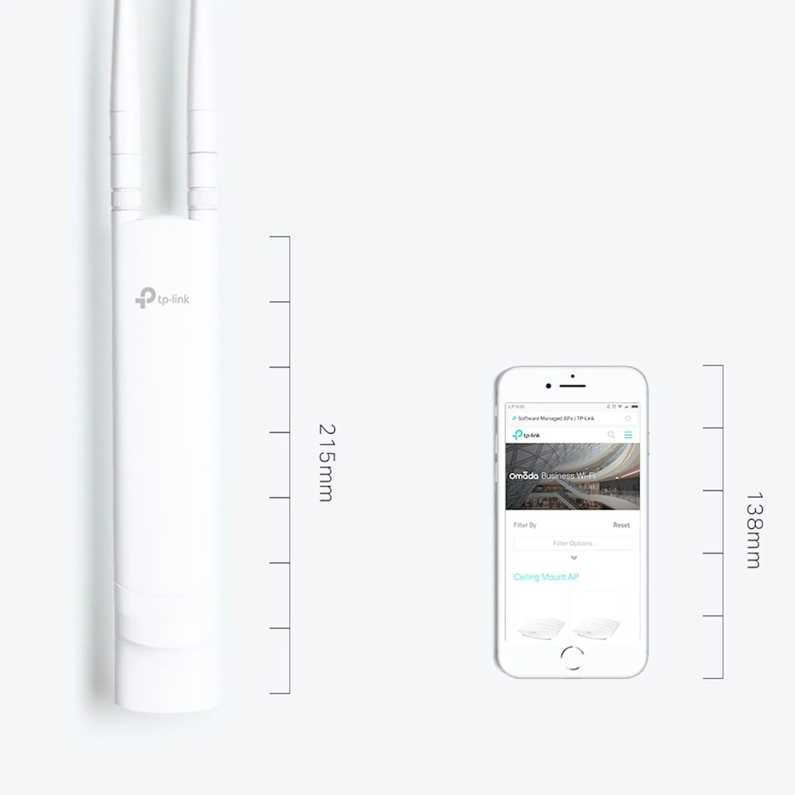 Access Point Omada TP-Link EAP110-Outdoor Wifi N - slika 5