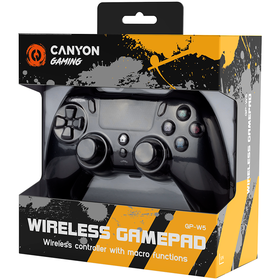 CANYON gamepad GP-W5 PS4 Wireless Black - slika 4