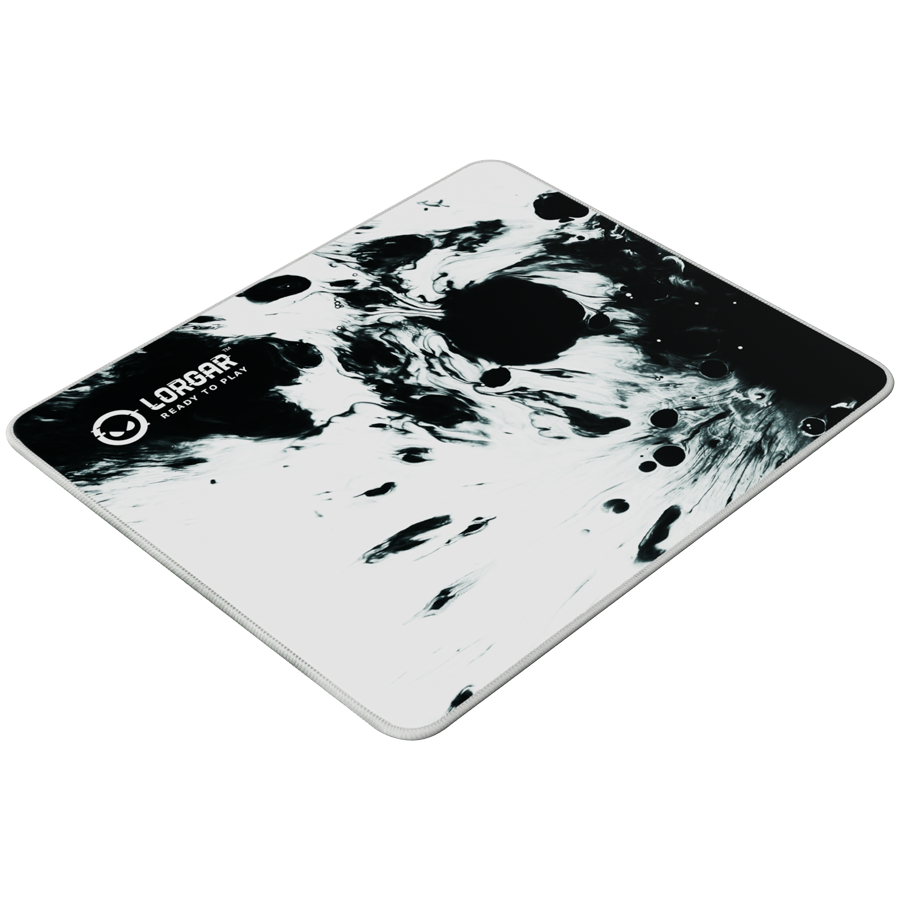 full print white and black design, bottom is black rubber with embossed LORGAR logo with double side edge stitching - slika 4