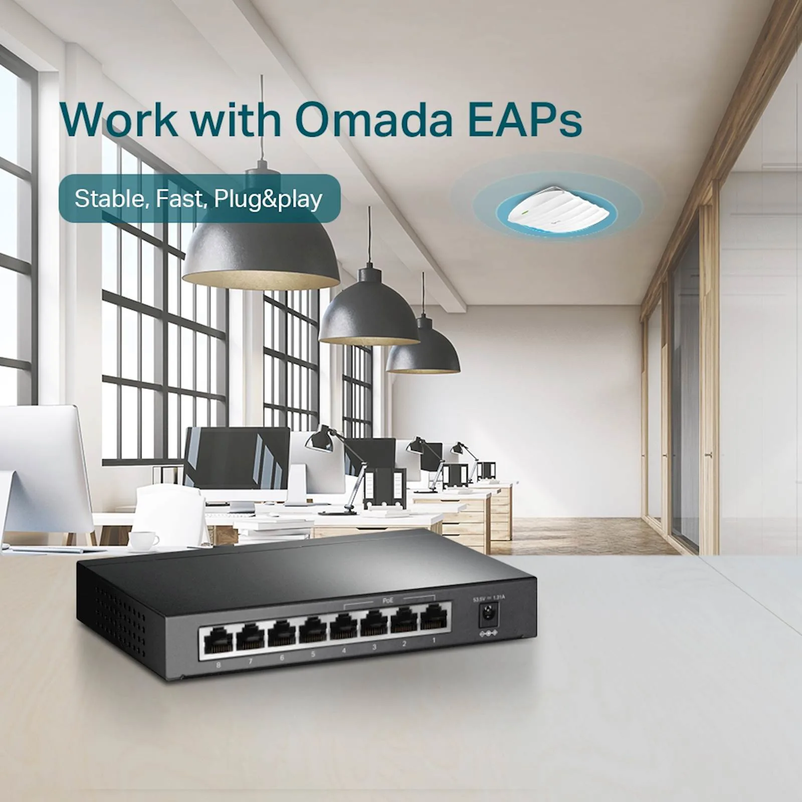 Switch 8-Port Gigabit Desktop TP-Link Omada - slika 5