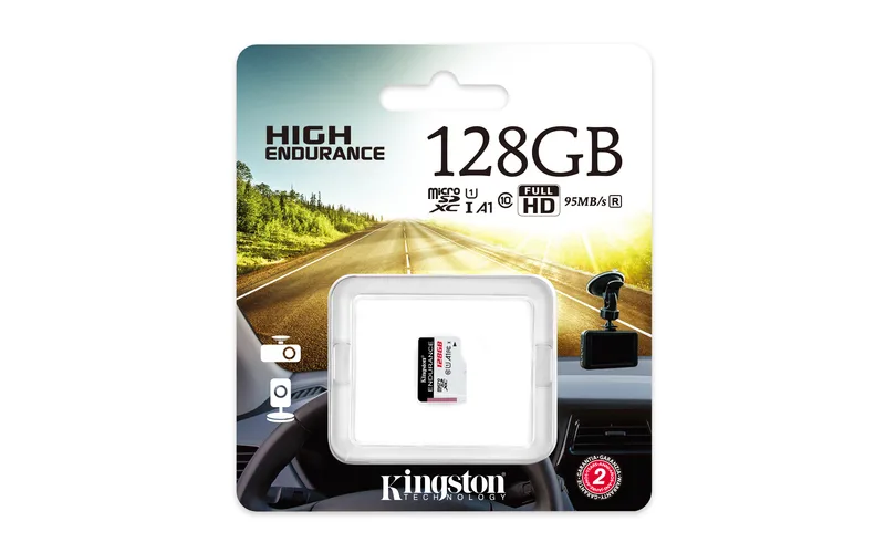 Kingston microSD 128GBHigh Endurance microSD,95MB/s,45MB/s - slika 2