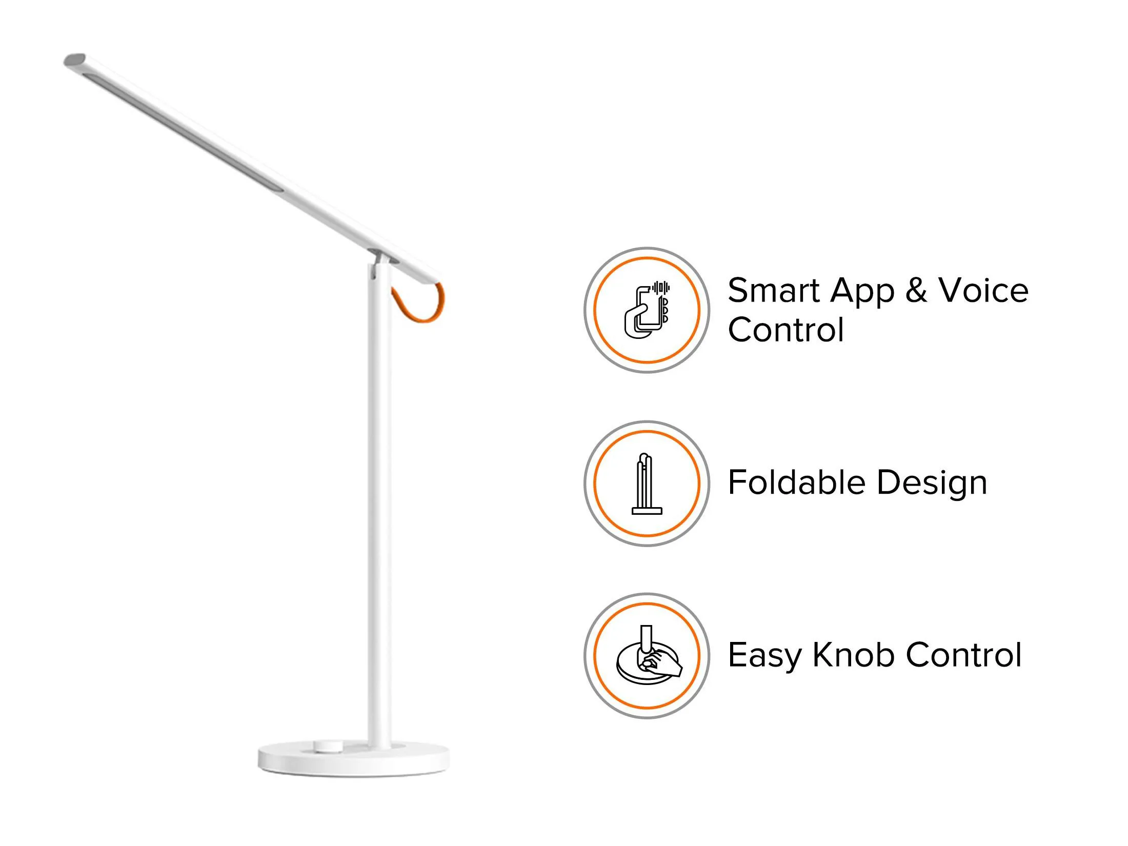 Xiaomi Mi Smart Desk Lamp 1S žuto ili bijelo svjetlo kontrola Google Assistant, Alexa, Siri - slika 2