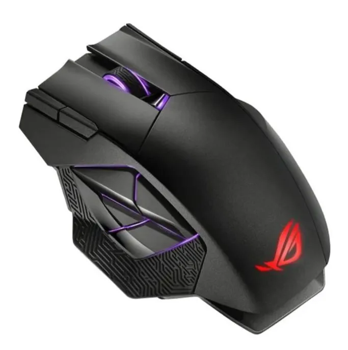 ASUS ROG SPATHA X gaming miš,12 programabilnih tipki, 6 ROGmikro prekidača, 19000 dpi, wireless - slika 2