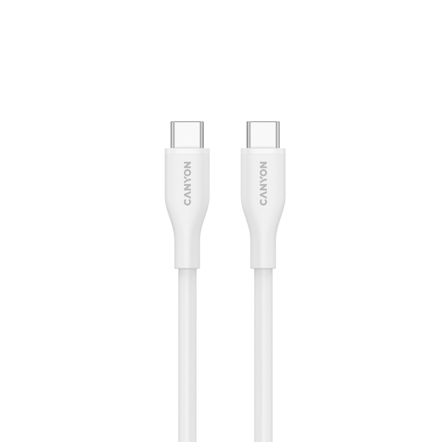 CANYON cable CC60SC10 C-C 60W 1m Silicon White - slika 2