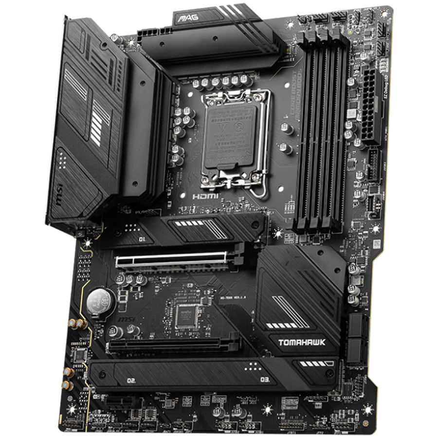MSI MAG B760 Tomahawk WiFi Gaming Motherboard (Supports 12th/13th/14th Gen Intel Processors, LGA 1700, DDR5, PCIe 5.0, M.2, 2.5Gbps LAN, USB 3.2 Gen2, HDMI/DP, Wi-Fi 6E, Bluetooth 5.3, ATX) - slika 2