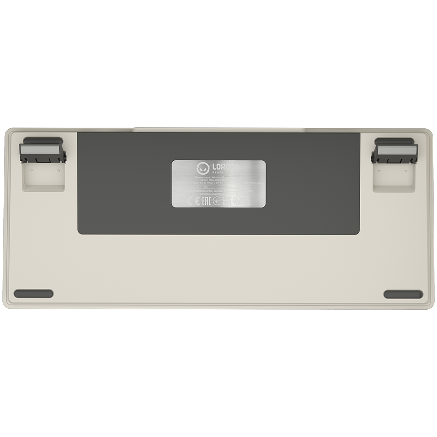 LORGAR KBP7075W, Wireless 75% Mechanical Gaming Keyboard Pro, Beige, CZ/SK layout - slika 8