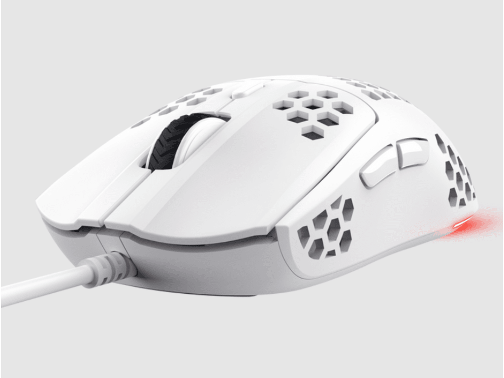 Trust GXT928 Helox RGB gamingmiš, ultra lagan, 6400 dpi,žičani, bijeli - slika 2