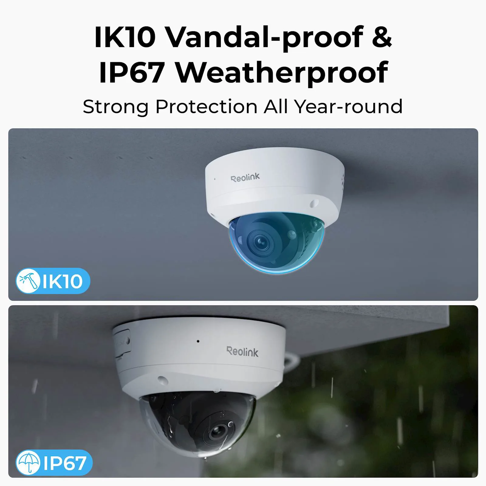Reolink Ip Kamera serija P337 POE, 8MP, 4K, IK10 Otpornost protiv vandalizma, POE - slika 2