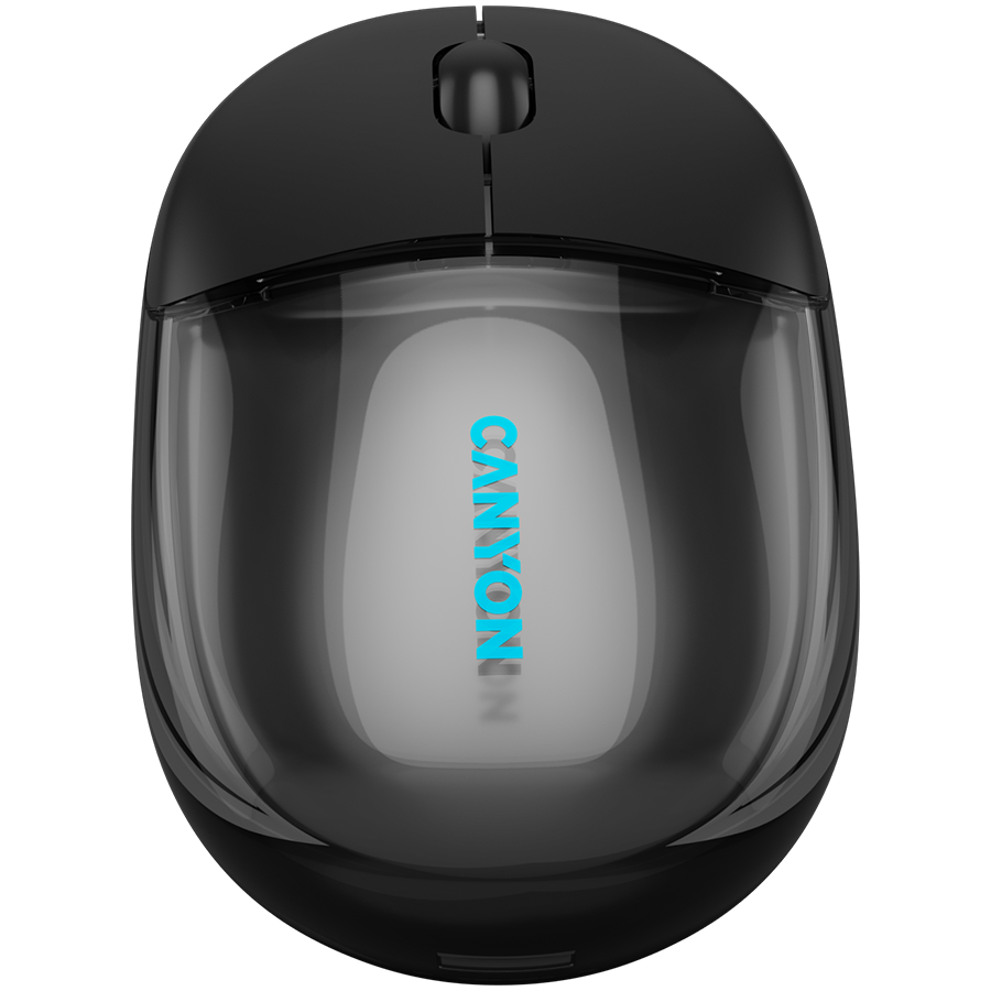 CANYON mouse OnClick 24 BT/ Wireless Transparent/Black - slika 2