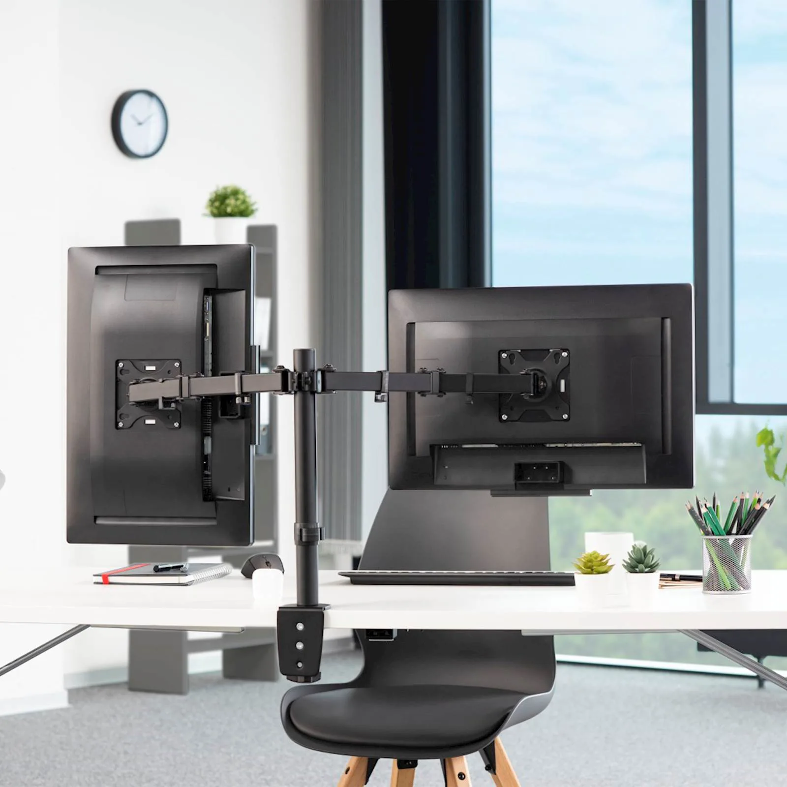 HAMA nosač za 2 monitora FULLMOTION 13-32" - slika 6