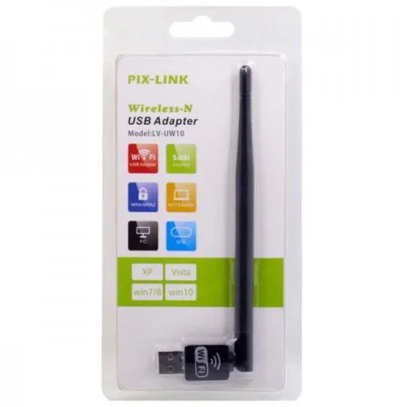 Pix-Link LV-UW10 USB WiFi Adapter 150Mbps - slika 5