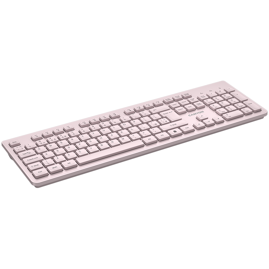 CANYON keyboard HKB-W01 UK/US AAA Wireless Beige - slika 5