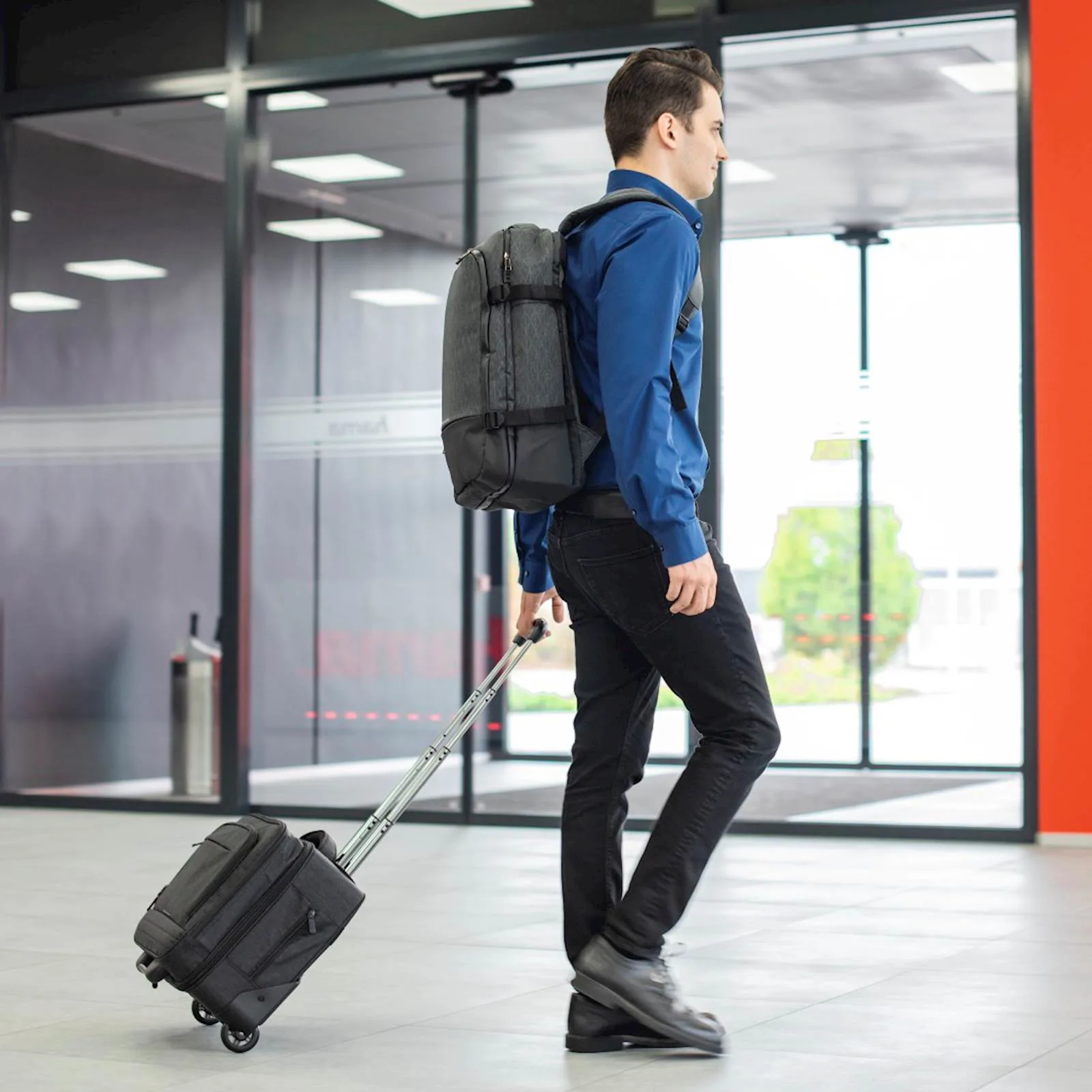 Ruksak HAMA "Day trip traveller 15.6'' sivi - slika 5