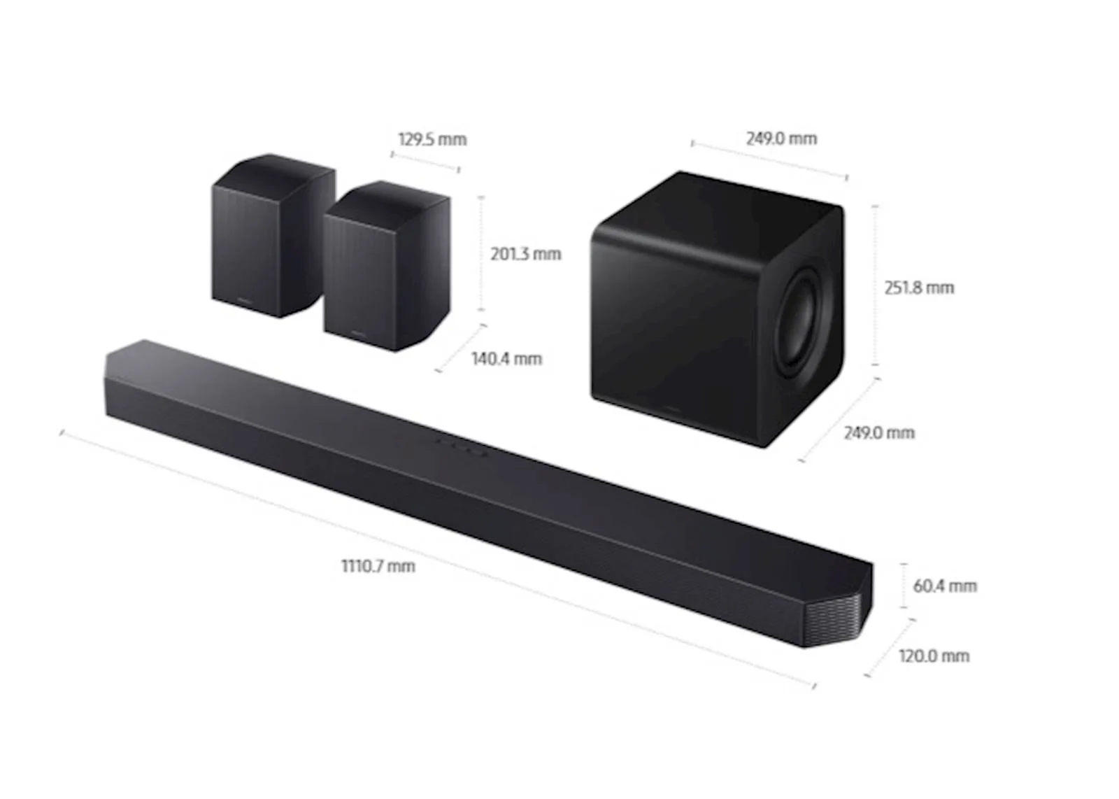 Soundbar SAMSUNG HW-Q800F 5.1.2 ch - slika 4