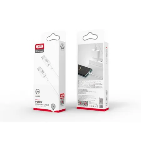 XO NB-Q190B Type-C to Type-C 60W Cable 2m - slika 3