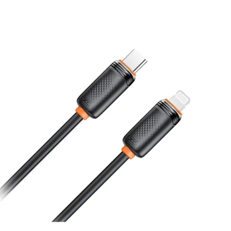 XO B-Q302A High Speed Type-C to Lightining 27W Cable 1m Black - slika 2