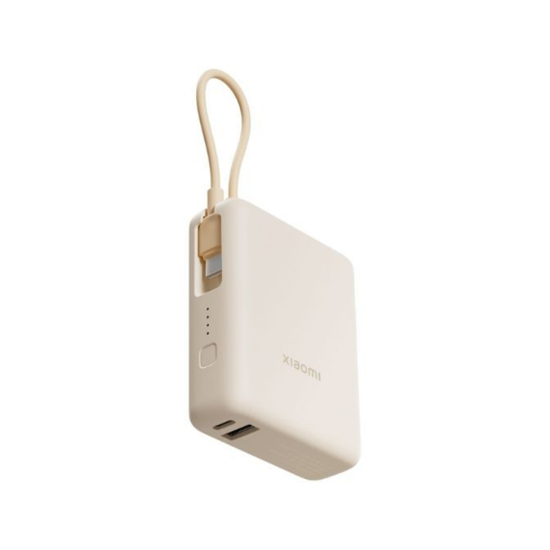 Power Bank Xiaomi 10000 mAh 33W (integrisani kabal) Tan - slika 2
