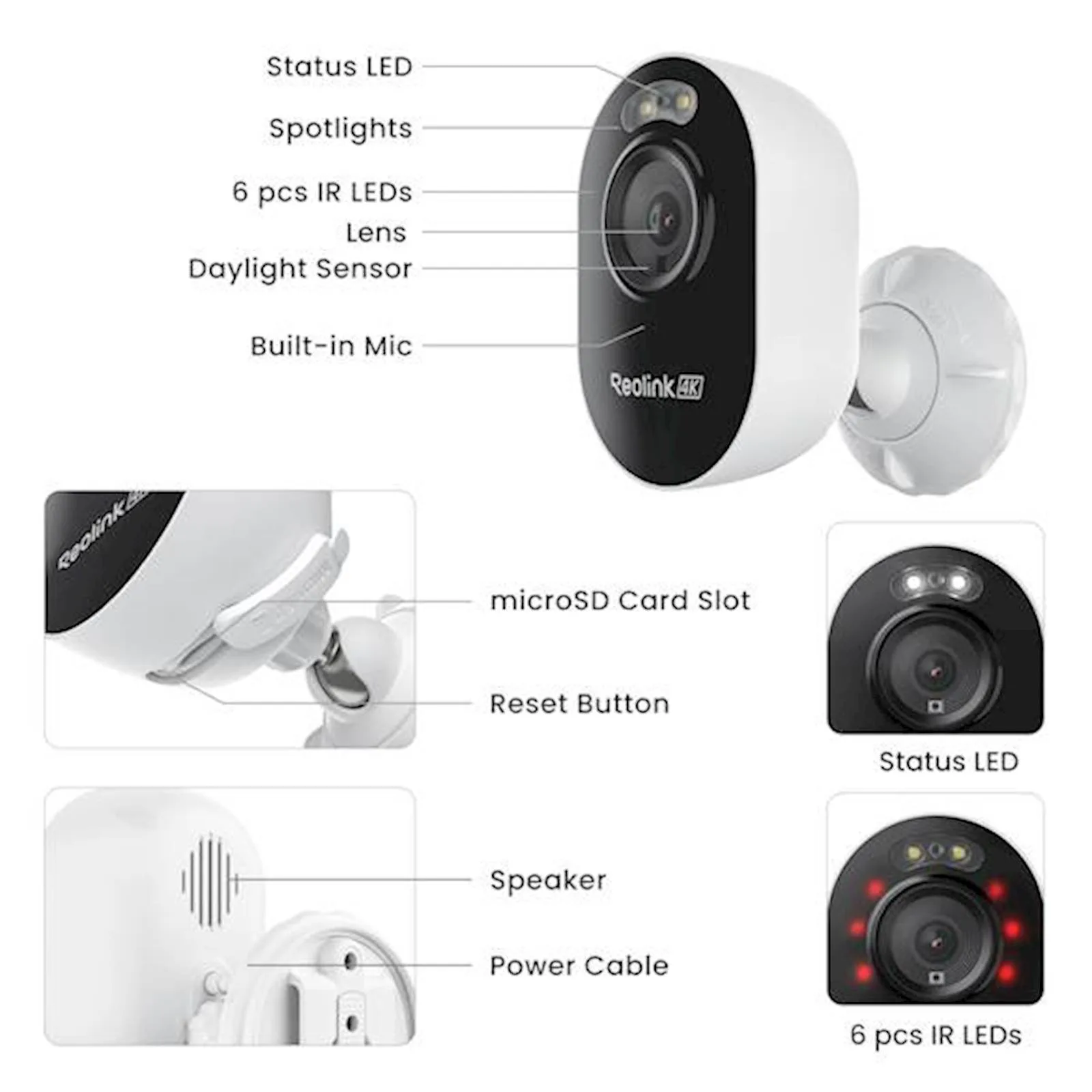 Reolink IP Kamera Lumus serija E450, 4K 8MP, IP65 - slika 3