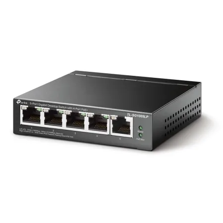 TP-Link TL-SG1005LP 5-Port Gigabit Unmanaged Switch with 4-Port PoE+, 802.3af/at PoE+, PoE budget 40W, 802.1p/DSCP QoS for Traffic Prioritization, Intelligent Power Management, IGMP Snooping, durable  - slika 3