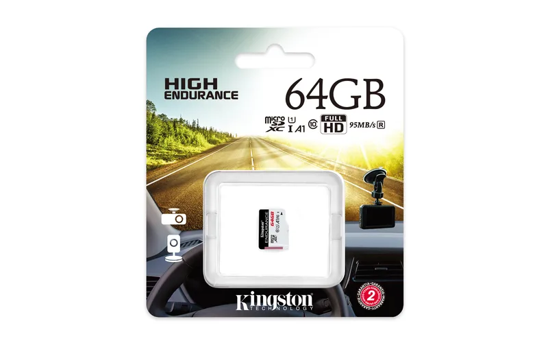 Kingston microSD 64GBHigh Endurance microSD,95MB/s,30MB/s - slika 2