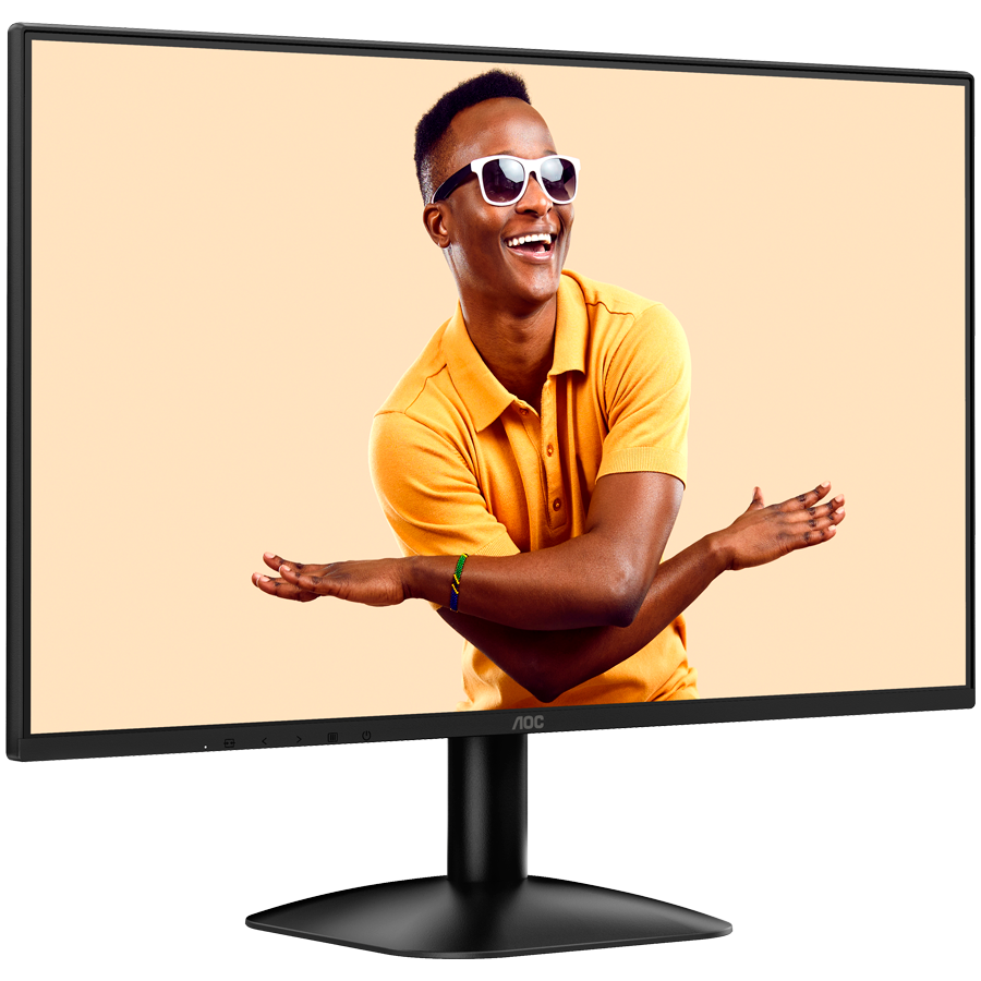 AOC Monitor 24B31H 23.8" IPS, 1920x1080, 120Hz, 1ms MPRT, 300 cd/m2, 1500:1, Adaptive Sync, VGA, HDMI, Tilt, Black, VESA, 3y - slika 2
