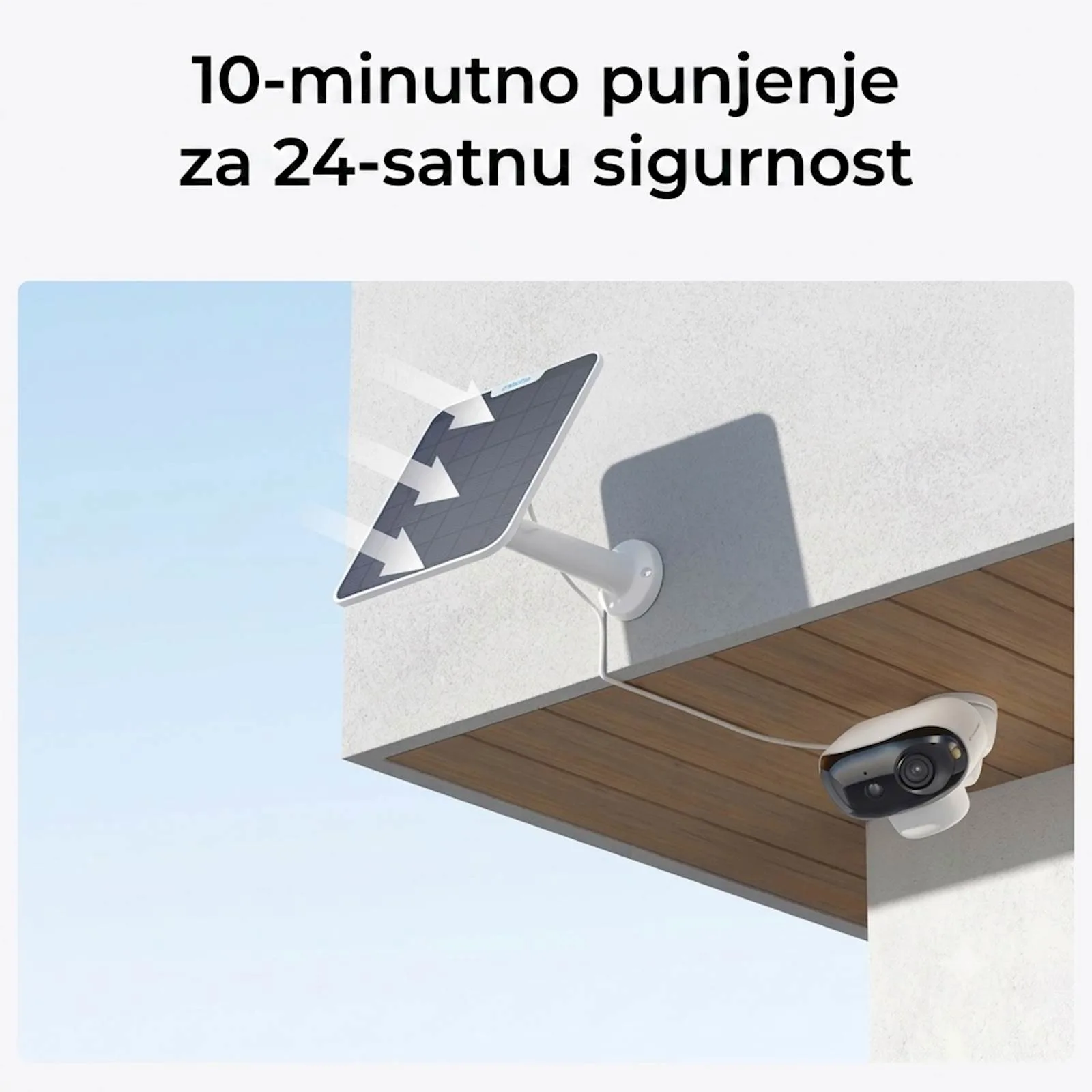 Reolink IP Kamera Argus serija B740X 4K, 180° dupla leća, nočni vid ColorX, Baterijska. - slika 3