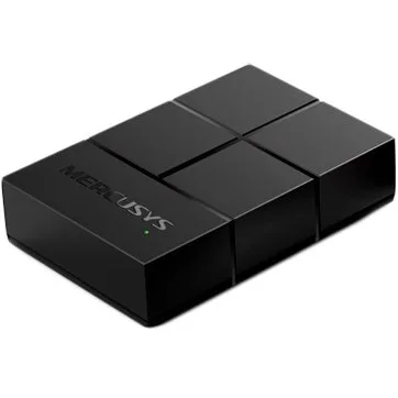 Mercusys MS105G 5-Port 10/100/1000 Mbps Desktop Switch, 5 x 10/100/1000 Mbps RJ-45 ports with auto MDI/MDIX supported, compact design, Plug and Play, Green Ethernet, Plastic Case - slika 3