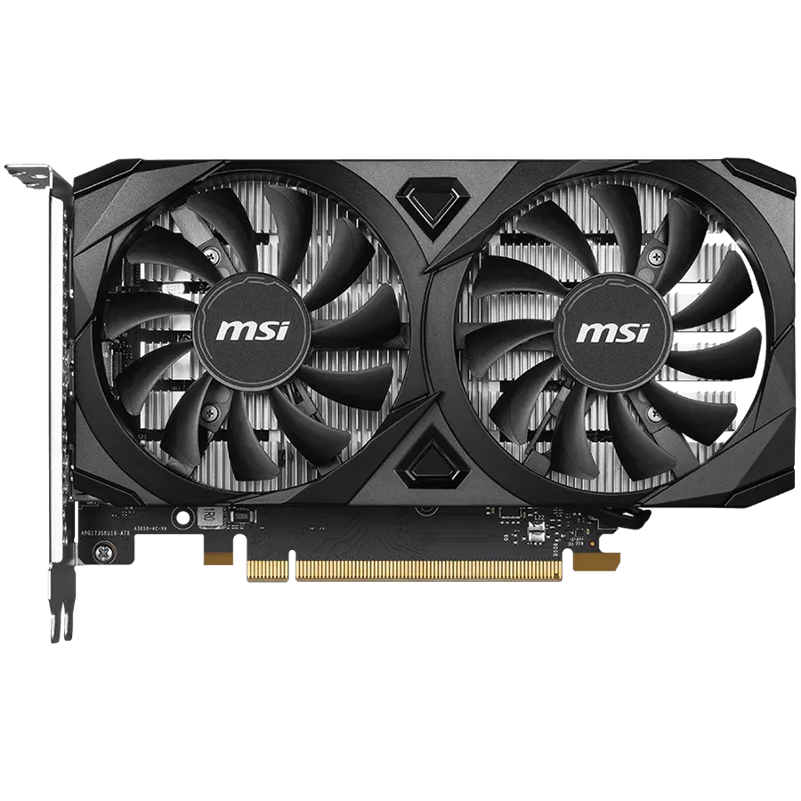 MSI GeForce RTX 3050 Ventus 2X E 6G OC Gaming Graphics Card 6GB GDDR6, 1492 MHz, PCI Express Gen 4, 96-bit, 1x DP (v1.4a), 2X HDMI 2.1 (Supports 4K) - slika 2