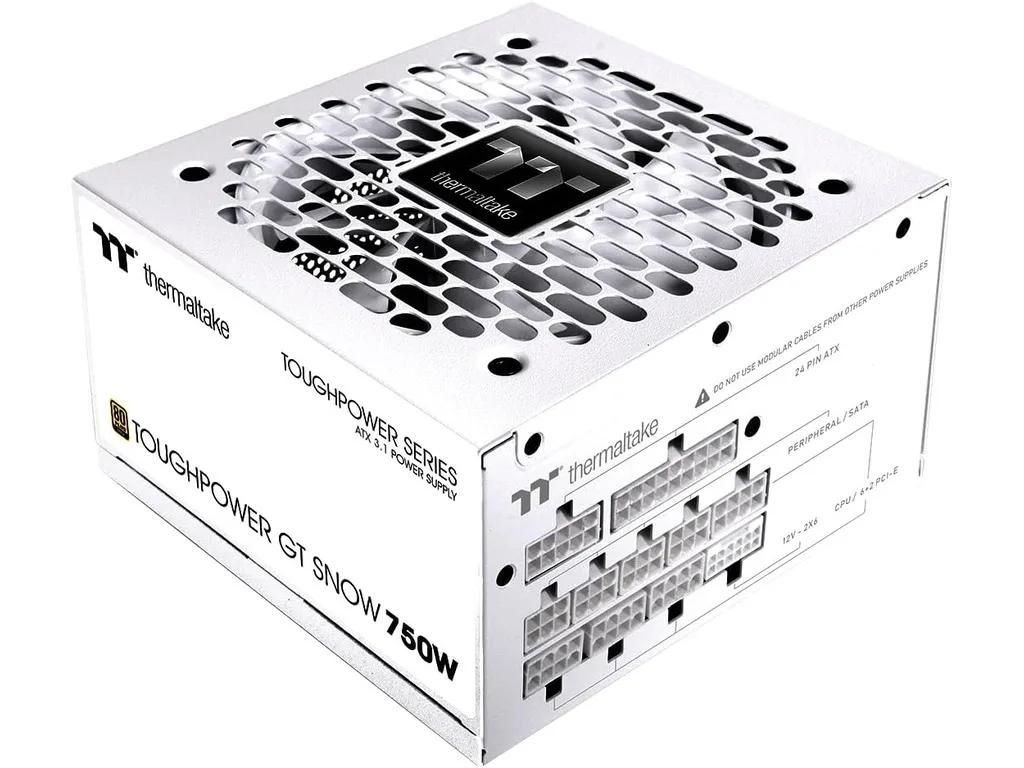 Thermaltake Toughpower GT 750w80+ Gold, full modular,ATX 3.1 native 12V-2x6 connector