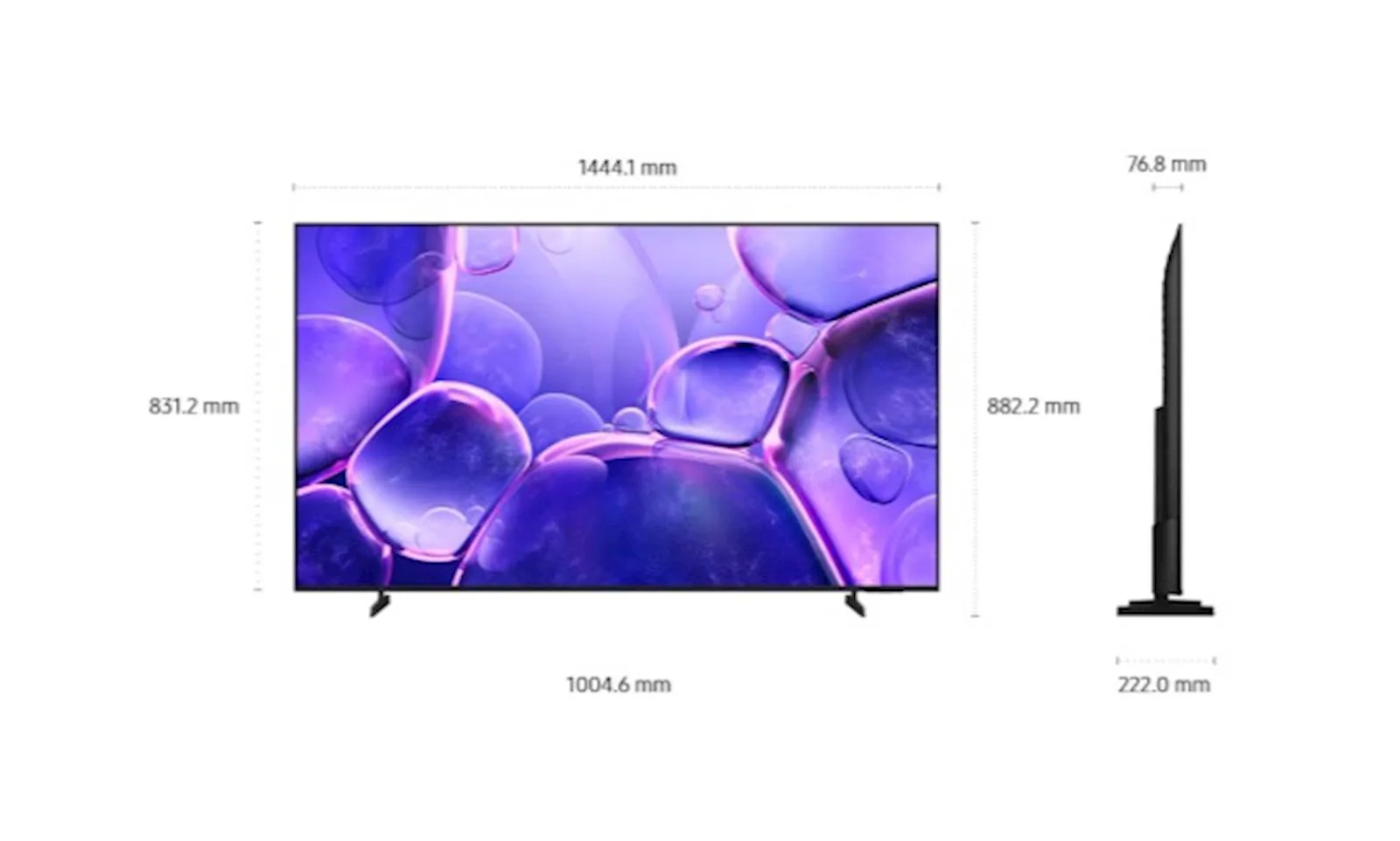 TV SAMSUNG Crystal UHD 4K  65" U8072F - slika 3