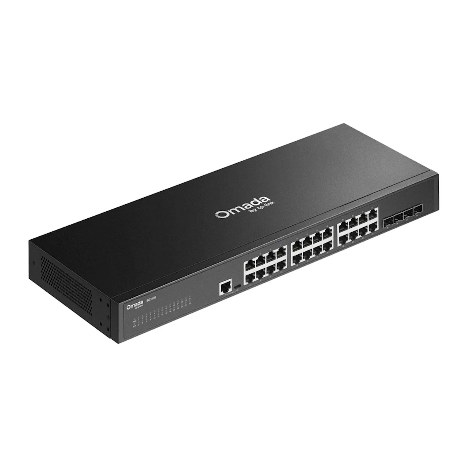 TP-Link SG3428 Omada 24-Port Gigabit L2+ Managed Switch with 4 SFP Slots, 24× Gigabit RJ45 ports and 4× Gigabit SFP slots, Omada APP, Static Routing, VLAN, ACL, QoS, IGMP Snooping, OAM, DDM, ERPS, Fan - slika 3