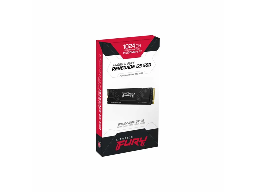 Kingston SSD 1TB NVMe M.2Fury Renegade,  PCIe 5.0R/W : 14200/11000MB/s - slika 2