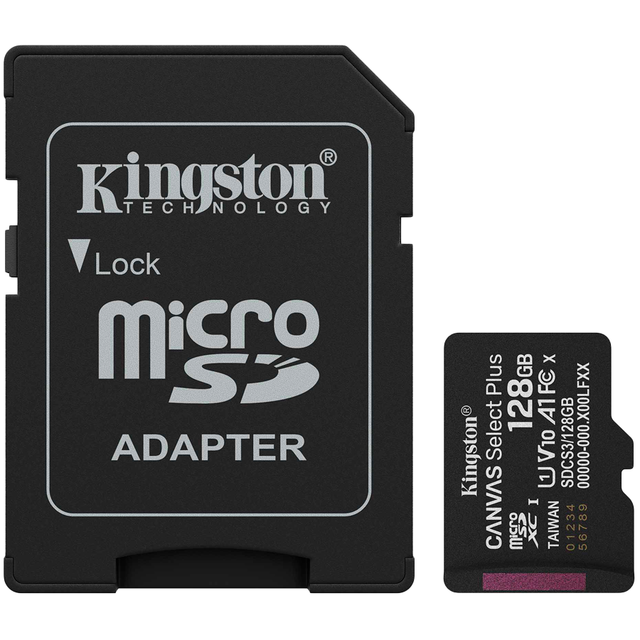 Kingston microSD 128GB Class10Canvas Select Plus150MBs Read,Class 10 UHS-I - slika 2