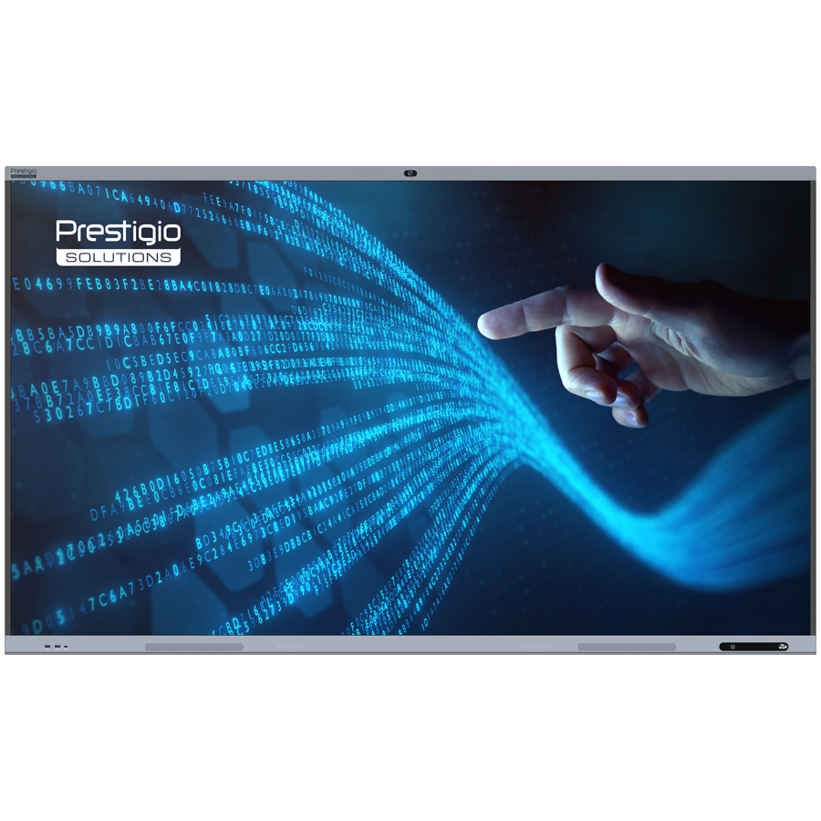 PRESTIGIO SOLUTIONS Multiboard 75'' Light+ Gen 2, Android 13, Google EDLA, AI Camera, 16/128GB