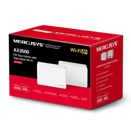 Mercusys Halo H80X (2-PACK) AX3000 Whole Home Mesh Wi-Fi 6 System - slika 4