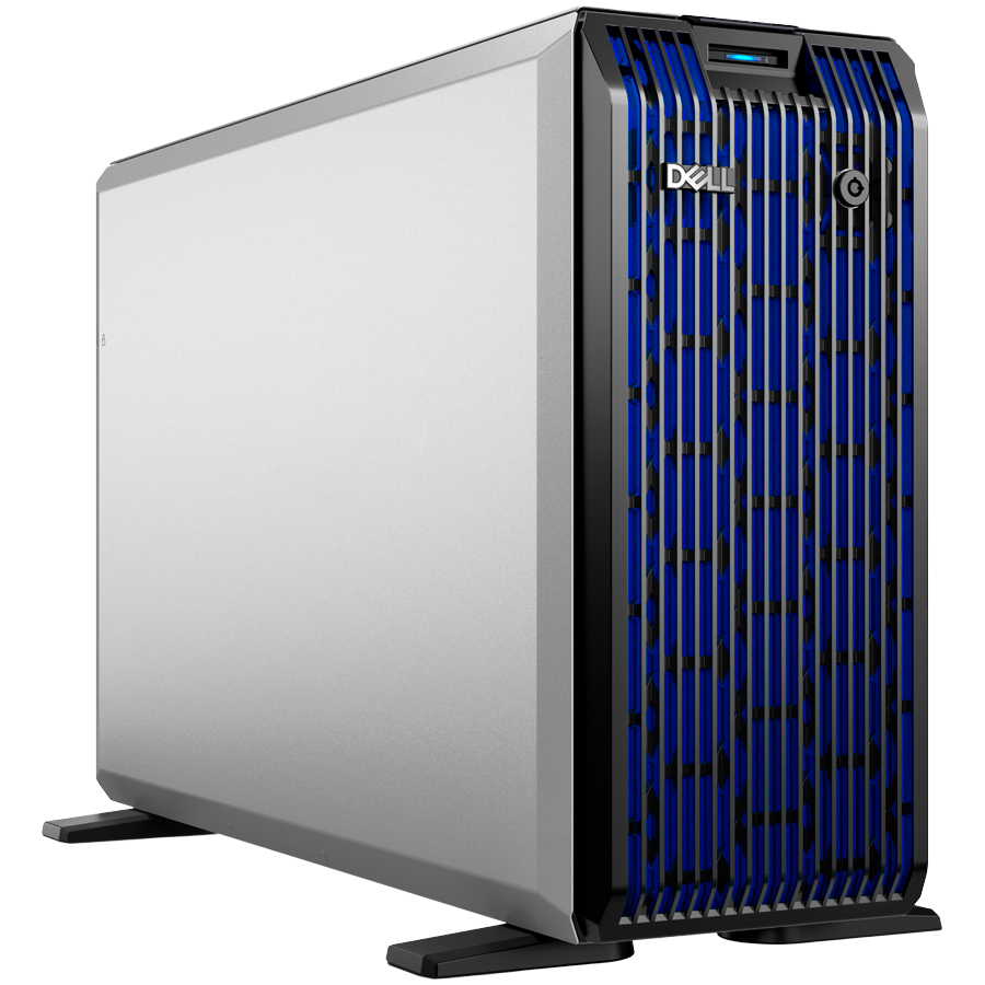 DELL EMC PowerEdge T360, 8x3.5", Intel Xeon 6315P (2.8G, 4C/4T, 12MB, Turbo, 55W), 16GB UDIMM 5600MT/s, 2TB 7.2K SATA 6Gbps, PERC H355, iDRAC9 Enterprise, Single Hot-Plug PSU 700W, BCM 5720 DP, Bezel, - slika 3
