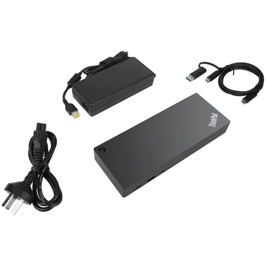 ThinkPad Hybrid USB-C with USB-A Dock, USB 3.1 Gen 2, 2x USB 2.0, 1x USB-C, 1x RJ45 GbE, 2x DP, 2x HDMI, 1x Audio, 3Yr - slika 5