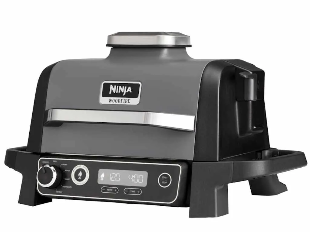 Ninja elektricni rostilj7 funkcija, tezina 10,18 kg.Woodfire tehnologija, do 75% manje masti - slika 3