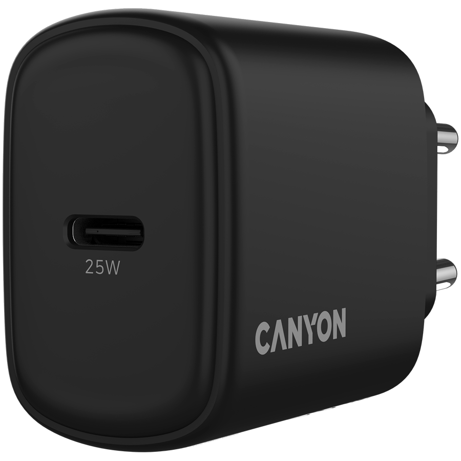 CANYON charger OnCharge 250 25W 1xPD EU Black - slika 5