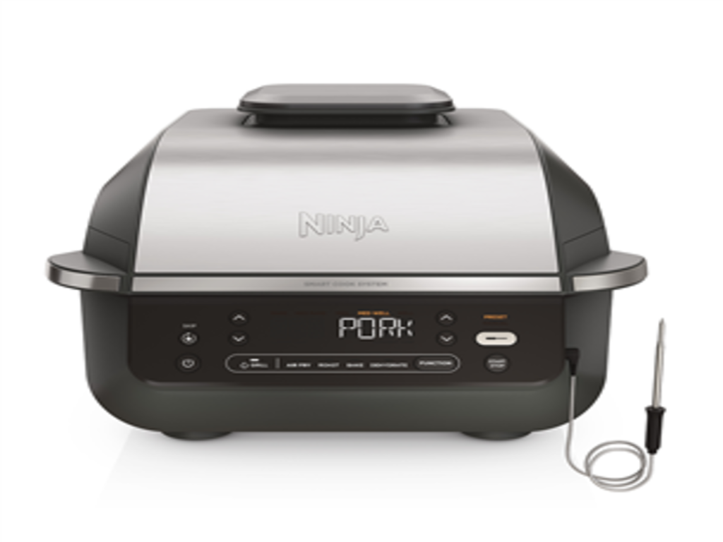 Ninja 5u1 rostilj i friteza5 funkcija,5.7L kapacitet,pametni sistem,crno-srebrena boja - slika 2