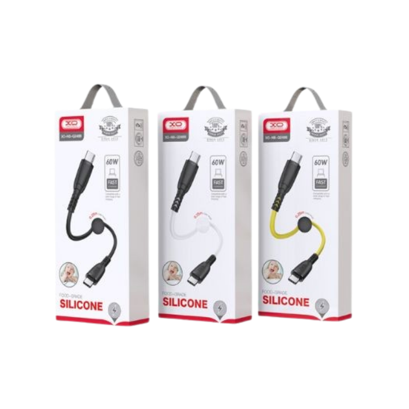 USB kabal XO NB-Q248A USB-C to iPhone 27W 25cm Yellow