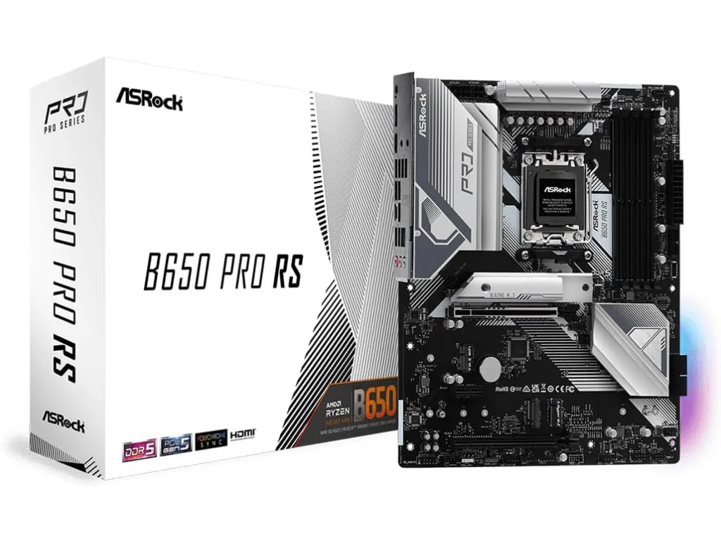 ASROCK MB B650M Pro RSAMD B650, AM5, 4xDDR5, 3xM.24xSATA, RAID, HDMI, DP, MicroATX - slika 2