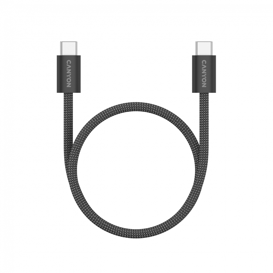 CANYON cable OnWire 60MG C-C 60W Magnet Braided 1m Black - slika 4