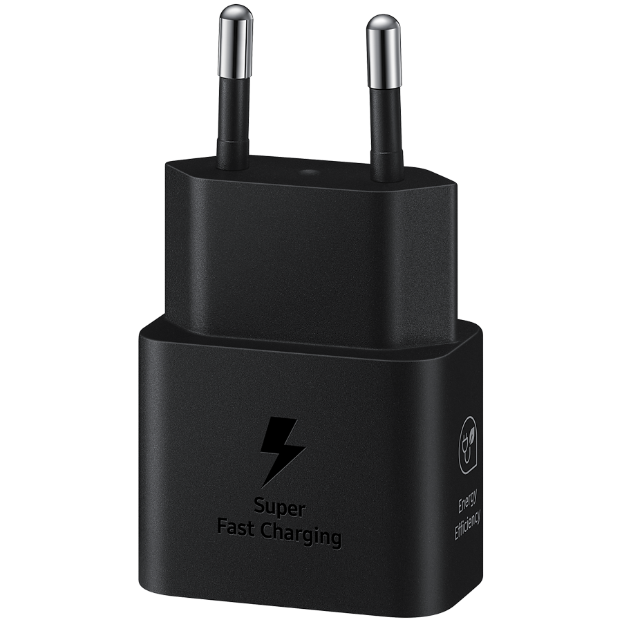 Samsung 25W Fast Charging USB-C Power Adapter Black (cable included) - slika 2
