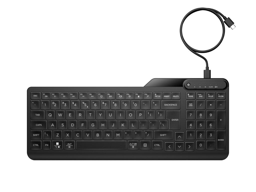 HP 400 Backlit Wired KeyboardHP 400 Backlit Wired KeyboardHP 400 Backlit Wired Keyboard - slika 4