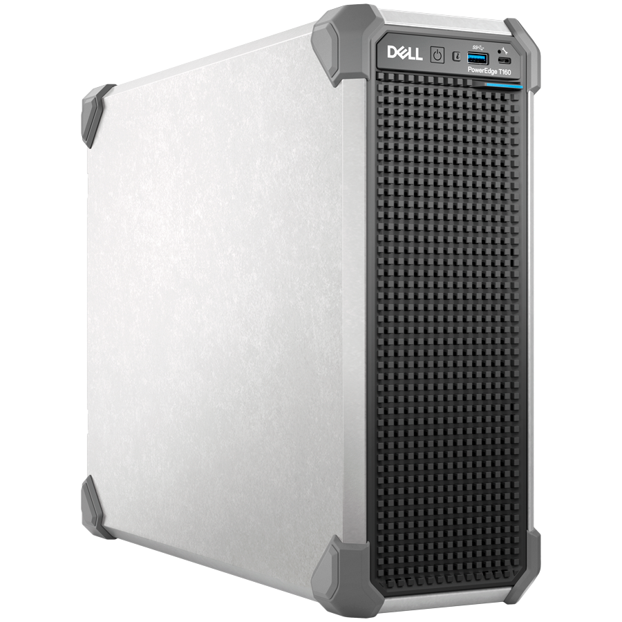 DELL EMC PowerEdge T160,3x3.5"+2x2.5",Intel Xeon 6 Performance 6315P(2.8G, 4C/4T,12MB,Turbo, 55W),16GB UDIMM 5600MT/s ECC, 2TB HDD SATA 7.2K 3.5",No RAID,No Controller,iDRAC9 Enterprise, 300W PS Cable - slika 3