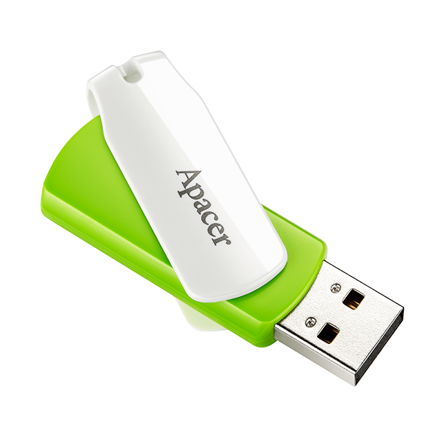 APACER FD 64GB USB 2.0 AH335Green RP - slika 2
