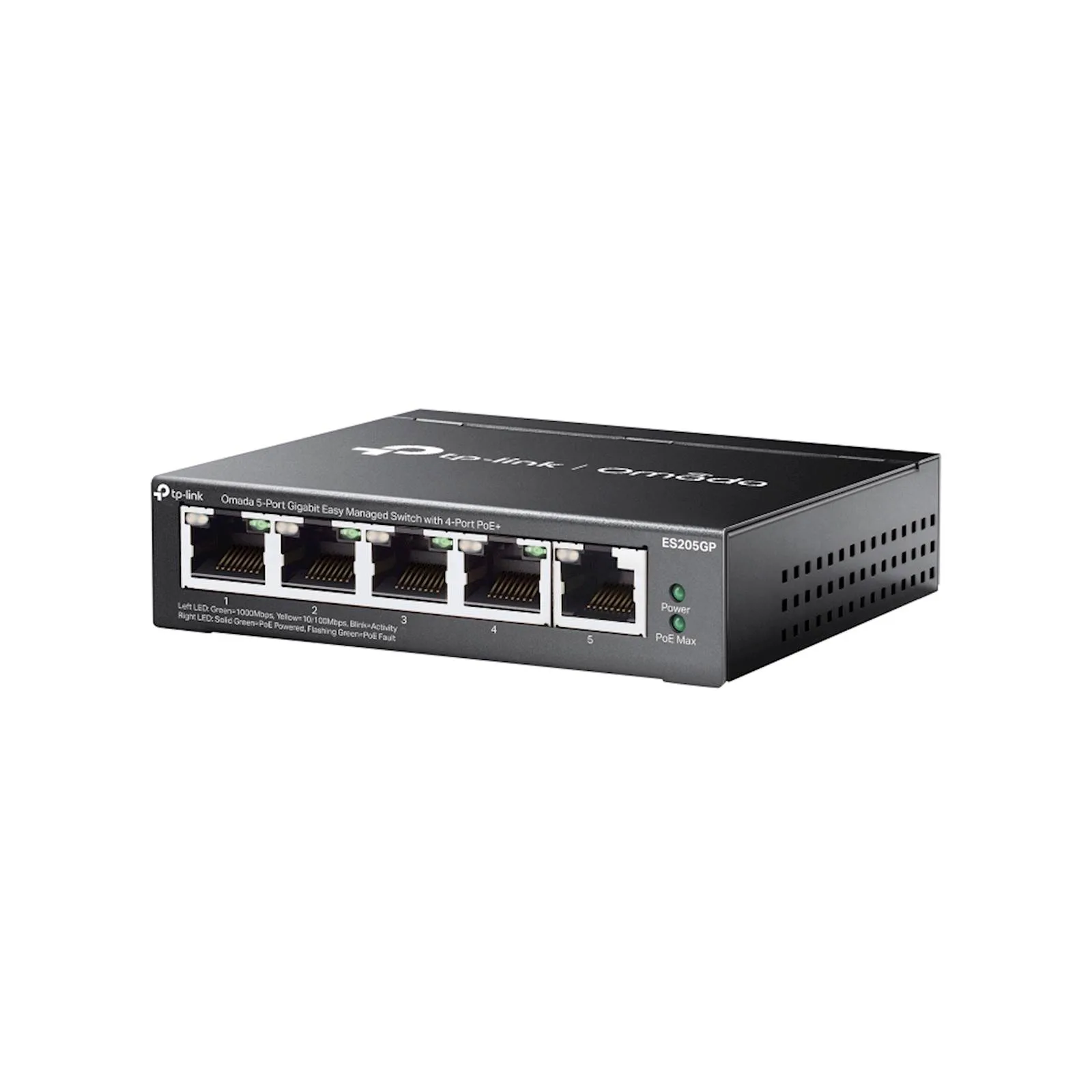 Switch TP-Link Omada 5-Port Gb Easy Managed 4-Port PoE+ ES205GP - slika 3